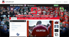 Desktop Screenshot of gilbertdixieyouthbaseball.com